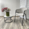 Стулья для кухни Стул DILL WZ2042-19 галечный серый фактурный велюр/ черный каркас М-City фото 1 — New Style of Furniture