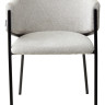 Стулья для кухни Стул DILL WZ2042-19 галечный серый фактурный велюр/ черный каркас М-City фото 5 — New Style of Furniture
