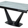 Керамические столы Стол Ниагара 140 Серый мрамор, керамика / черный каркас М-City фото 1 — New Style of Furniture