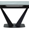 Керамические столы Стол Ниагара 140 Серый мрамор, керамика / черный каркас М-City фото 4 — New Style of Furniture