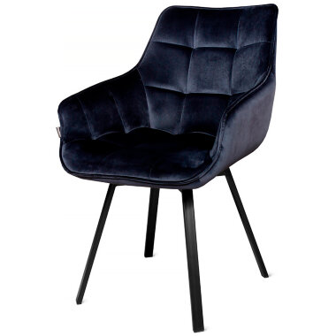 EMILE бархат синий / чёрный — New Style of Furniture