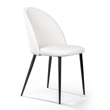 Стул Marcus, бархат белый — New Style of Furniture
