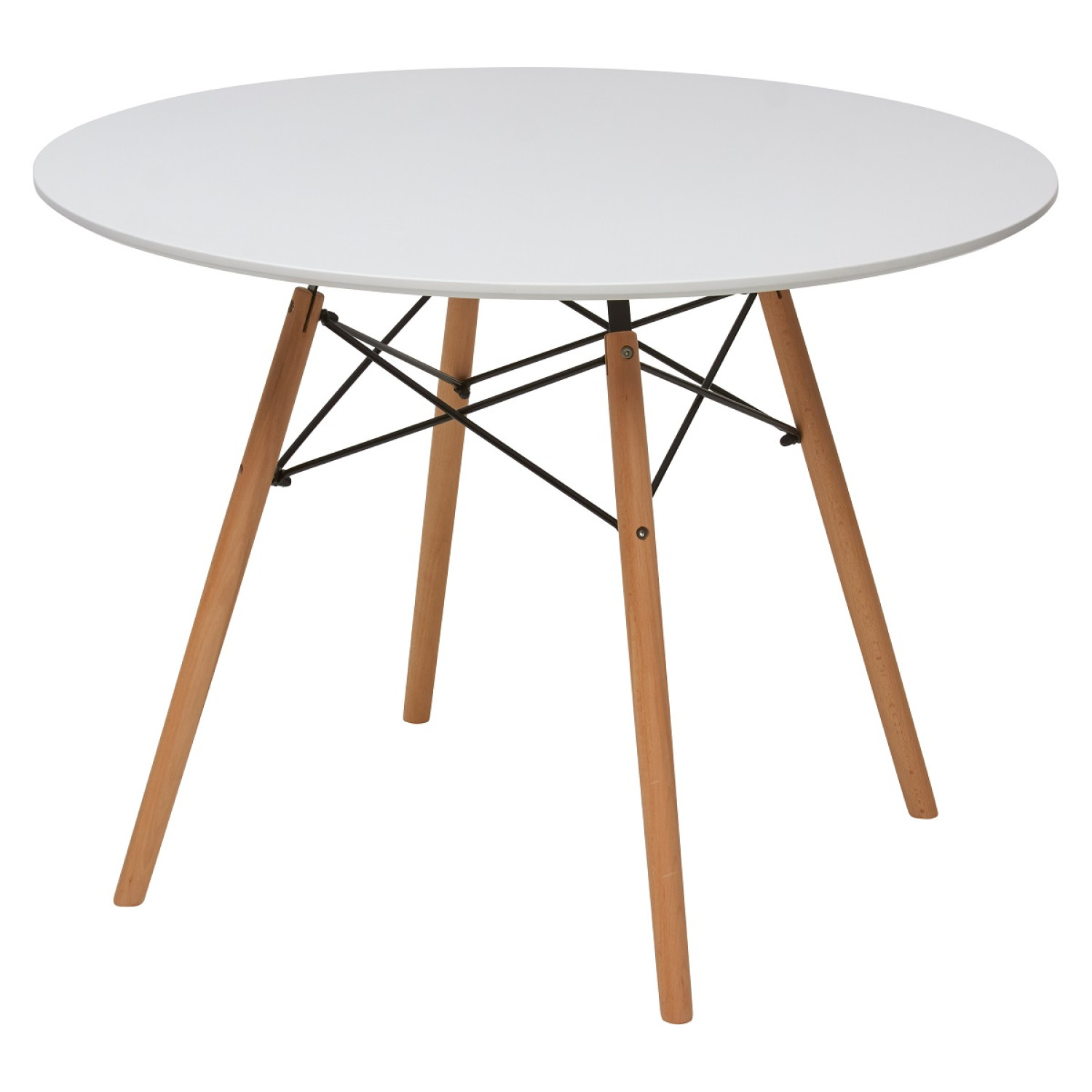 Обеденные столы Стол DAISY D100 белый/массив бука (SNOWDROP) М-City фото 1 — New Style of Furniture