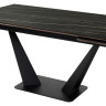 Керамические столы Стол Ниагара 160 Обсидиан, керамика / черный каркас М-City фото 2 — New Style of Furniture