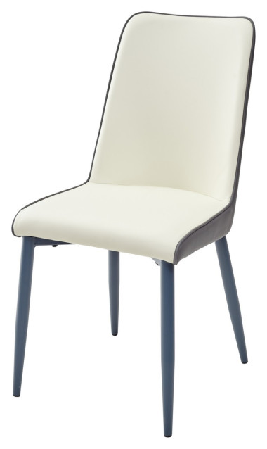 Стул SOFT cream 614/ grey 645 кремовый/серый М-City — New Style of Furniture