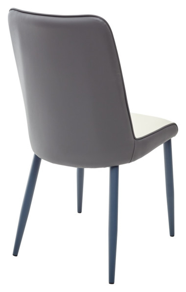 Стул SOFT cream 614/ grey 645 кремовый/серый М-City — New Style of Furniture