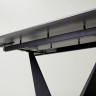Керамические столы Стол Ниагара 160 Темно-серый мрамор с белыми прожилками, керамика / черный каркас М-City фото 8 — New Style of Furniture
