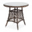 &quot;Эспрессо&quot; плетеный круглый стол, диаметр 80 см, цвет коричневый