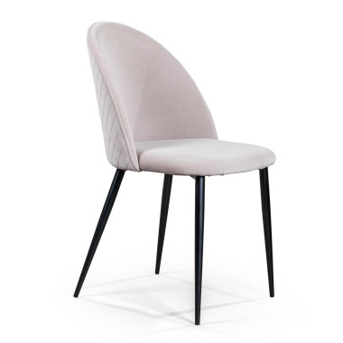 Стул Marcus, бархат серый — New Style of Furniture
