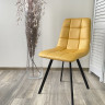 Стулья для кухни Стул CHILLI SQUARE HK017-19 глубокий желтый, PU/ черный каркас М-City фото 1 — New Style of Furniture
