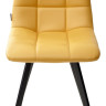 Стулья для кухни Стул CHILLI SQUARE HK017-19 глубокий желтый, PU/ черный каркас М-City фото 5 — New Style of Furniture
