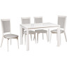 Обеденные столы LEM экстрабелый / белый фото 3 — New Style of Furniture