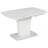 Пластиковый стол COOPER-130 белый мрамор / белый