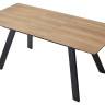 Обеденные столы Стол Морис 140 Темный дуб, керамика / черный каркас М-City фото 8 — New Style of Furniture