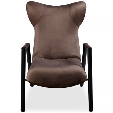 TROPEA серо-коричневый / чёрный лаунж кресло — New Style of Furniture