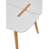 Обеденные столы Стол OXALIS 120 белый/массив бука  М-City фото 2 — New Style of Furniture