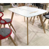 Обеденные столы Стол OXALIS 120 белый/массив бука  М-City фото 3 — New Style of Furniture