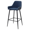 Барные стулья Барный стул PUNCH полночный синий TRF-06/ экокожа синяя сталь RU-03 М-City фото 1 — New Style of Furniture