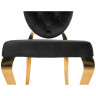 Стулья на металлокаркасе Odda черный / золотой фото 4 — New Style of Furniture