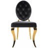 Стулья на металлокаркасе Odda черный / золотой фото 9 — New Style of Furniture