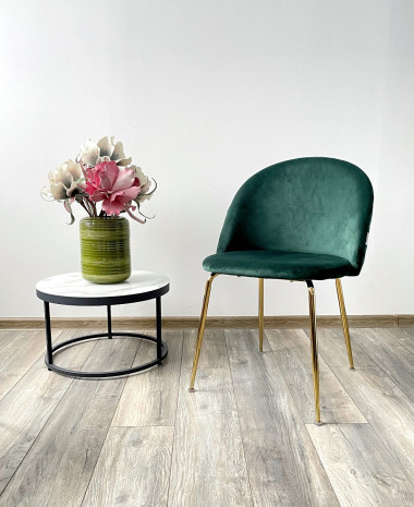 Стул PRESLEY BLUVEL-78 зеленый / золотой каркас М-City — New Style of Furniture