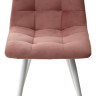 Стулья для кухни Стул CHILLI-Q розовый #15, велюр / белый каркас, 4 шт/ 1 к, М-City фото 3 — New Style of Furniture