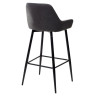 Барные стулья Барный стул PUNCH светло-серый меланж FC-01/ экокожа антрацит RU-08 М-City фото 4 — New Style of Furniture