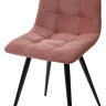 Стулья для кухни Стул CHILLI-Q розовый #15, велюр / черный каркас, 4 шт/ 1 к, М-City фото 1 — New Style of Furniture