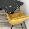 Стеклянные столы Стол Купер 160 Обсидиан, стекло / черный каркас М-City фото 2 — New Style of Furniture