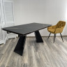 Стеклянные столы Стол Купер 160 Обсидиан, стекло / черный каркас М-City фото 3 — New Style of Furniture