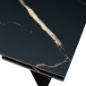 Стеклянные столы Стол Купер 160 Обсидиан, стекло / черный каркас М-City фото 6 — New Style of Furniture