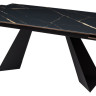 Стеклянные столы Стол Купер 160 Обсидиан, стекло / черный каркас М-City фото 7 — New Style of Furniture