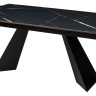 Стеклянные столы Стол Купер 160 Обсидиан, стекло / черный каркас М-City фото 8 — New Style of Furniture