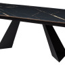 Стеклянные столы Стол Купер 160 Обсидиан, стекло / черный каркас М-City фото 9 — New Style of Furniture