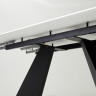 Стеклянные столы Стол Купер 160 Белый мрамор, стекло / черный каркас М-City фото 10 — New Style of Furniture