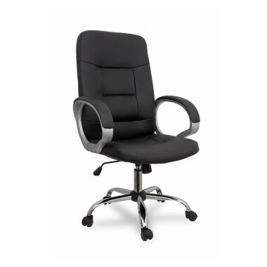 College BX-3225-1 чёрный кресло руководителя — New Style of Furniture