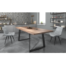 Обеденные столы NESTOR винтажный дуб / чёрный фото 2 — New Style of Furniture