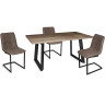 Обеденные столы NESTOR винтажный дуб / чёрный фото 3 — New Style of Furniture