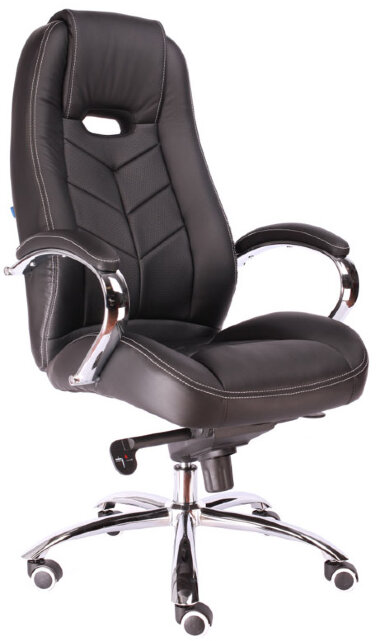 Everprof Drift M кожа черный кресло руководителя — New Style of Furniture