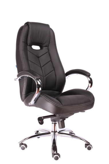 Everprof Drift M кожа черный кресло руководителя — New Style of Furniture