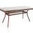 &quot;Латте&quot; плетеный стол из искусственного ротанга 140х80см, цвет соломенный, высота 65 см