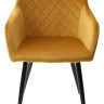 Стулья для кухни Стул BRANDY BLUVEL-68 желтый/ черный каркас, М-City фото 5 — New Style of Furniture