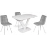 Обеденные столы FAUST-140 экстабелый / белый фото 2 — New Style of Furniture
