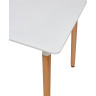 Обеденные столы Стол TANSY 120 белый / массив бука фото 2 — New Style of Furniture