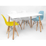Обеденные столы Стол TANSY 120 белый / массив бука фото 3 — New Style of Furniture