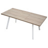 Ламинированные столы Стол BRICK M 140 Дуб Трюфель/ Белый М-City фото 3 — New Style of Furniture
