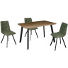 Обеденные столы HAGEN-140 винтажный дуб / чёрный фото 2 — New Style of Furniture