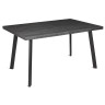 Обеденные столы HAGEN-140 дуб антрацит / чёрный фото 1 — New Style of Furniture