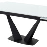 Стеклянные столы Стол Ниагара 160 Белый, стекло / черный каркас М-City фото 9 — New Style of Furniture