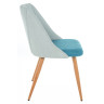 Стулья на металлокаркасе Morgan голубой фото 2 — New Style of Furniture